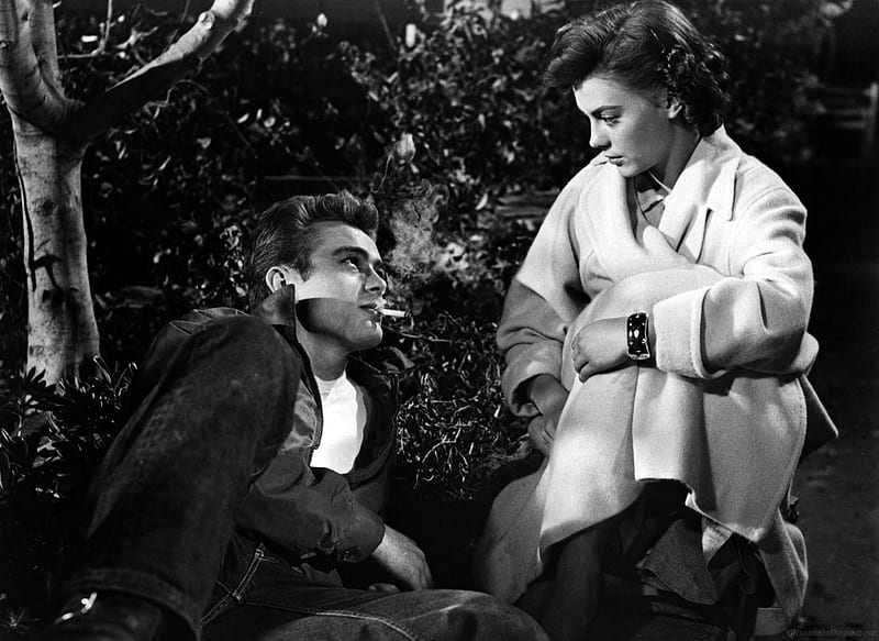 James Dean and Natalie Wood, actress, movie, actor, people, HD wallpaper