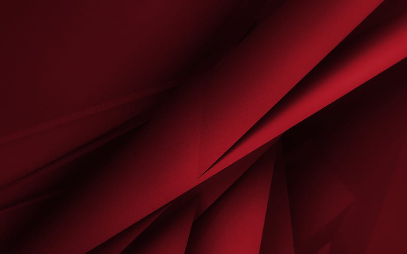 Dark red texture, creative red background, paper texture, stylish red background, paper art, HD wallpaper