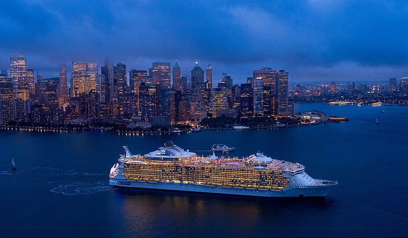 : Oasis of the Seas departs New York Harbor for first time. Royal Caribbean Blog, HD wallpaper