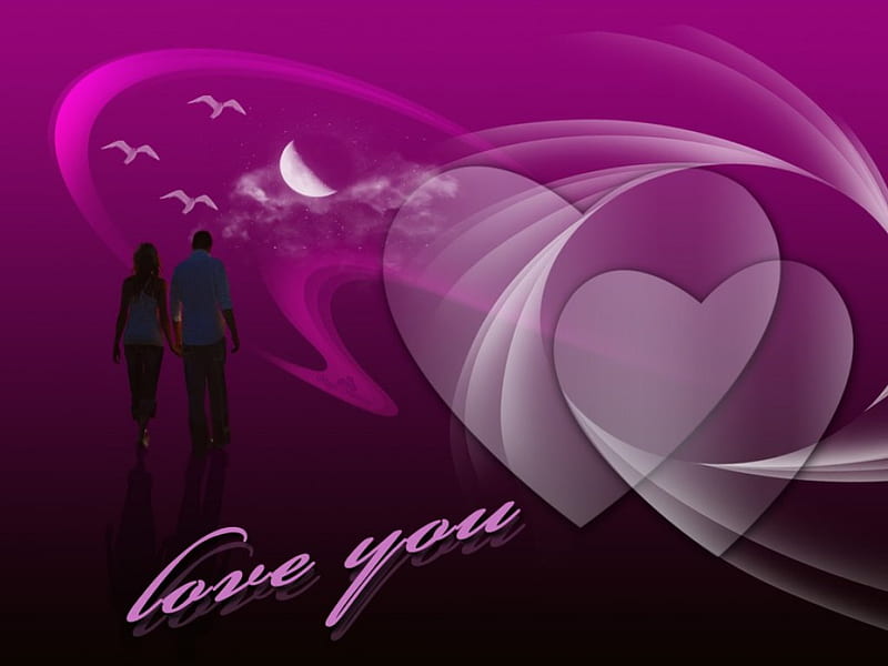 I love You Chloe., Violet, Love, Heart, Man, HD wallpaper | Peakpx