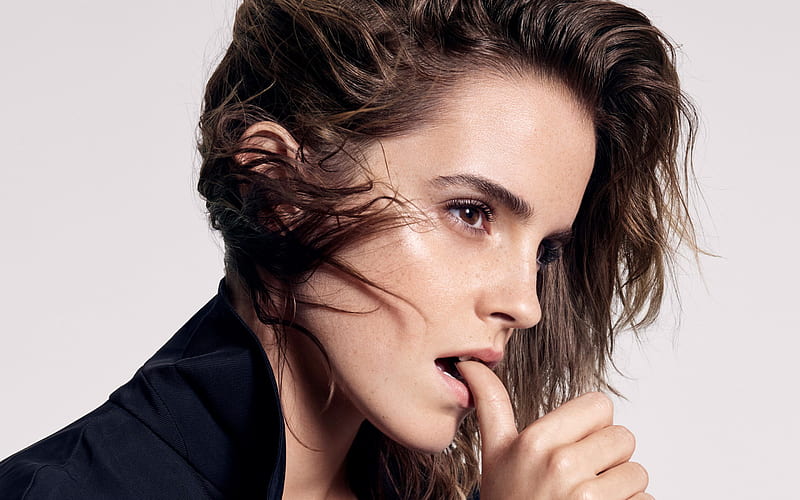 Emma Watson, Hollywood, 2017, Elle, american actress, beauty, HD wallpaper