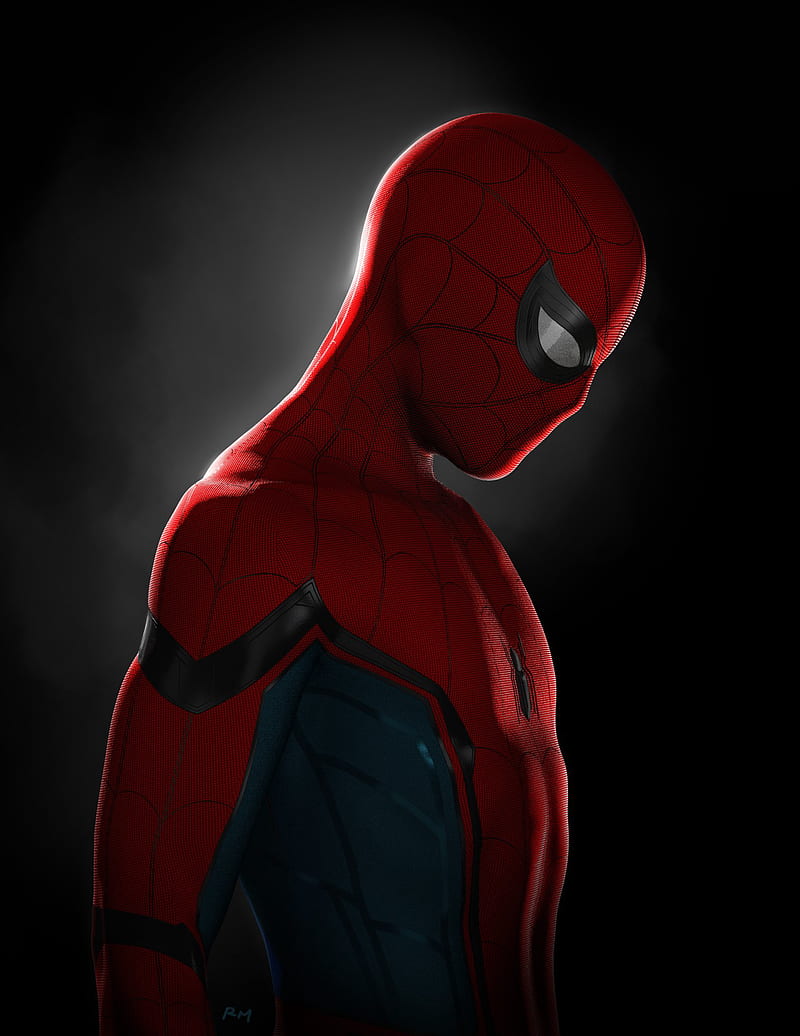 Spider-Man, Peter Parker, Spider-Man Homecoming (Movie), The Avengers, Tom Holland, HD phone wallpaper