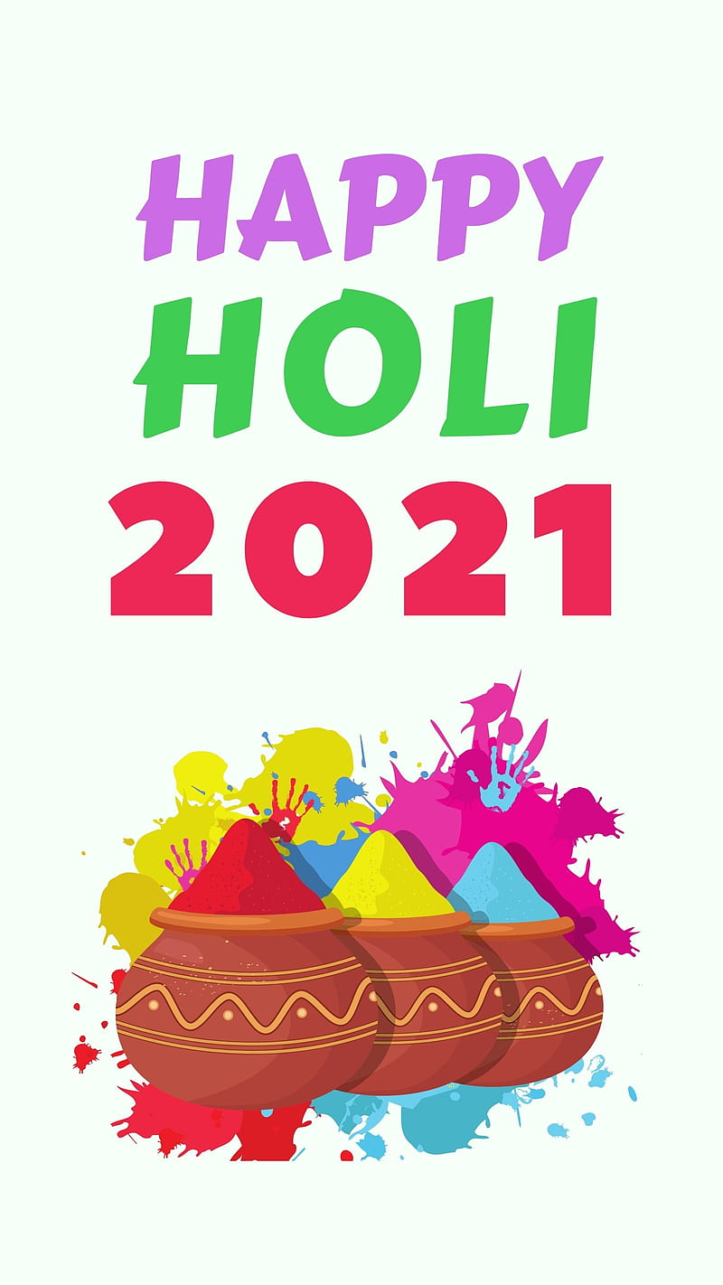 Happy Holi 2021, Festival of Colors, Holi aesthetic, Indian colours celebration, colorful event India, festival of spring, gujarati religious, krishna buddha, sarasvati spiritual, saraswati hinduism, HD phone wallpaper