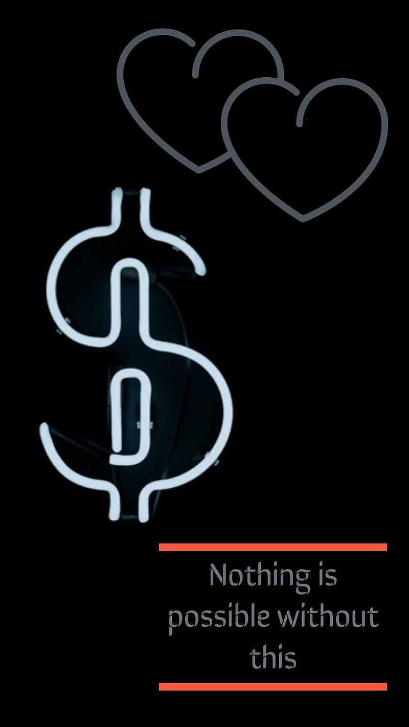 Money and love, fun, nih4d, possibility, HD phone wallpaper
