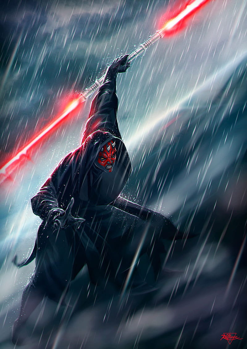 Dark maul, sith, star, wars, HD phone wallpaper | Peakpx