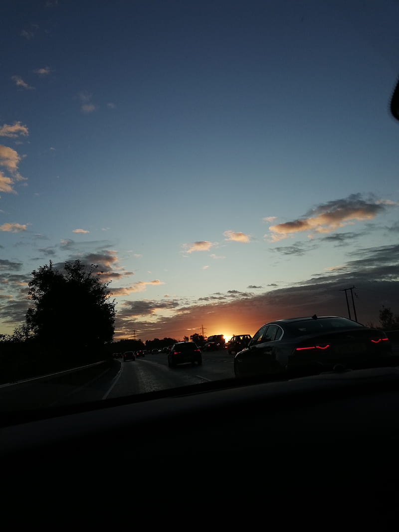 Sunrise, carros, cool, iphone, motorway, rise and shine, samsung ...