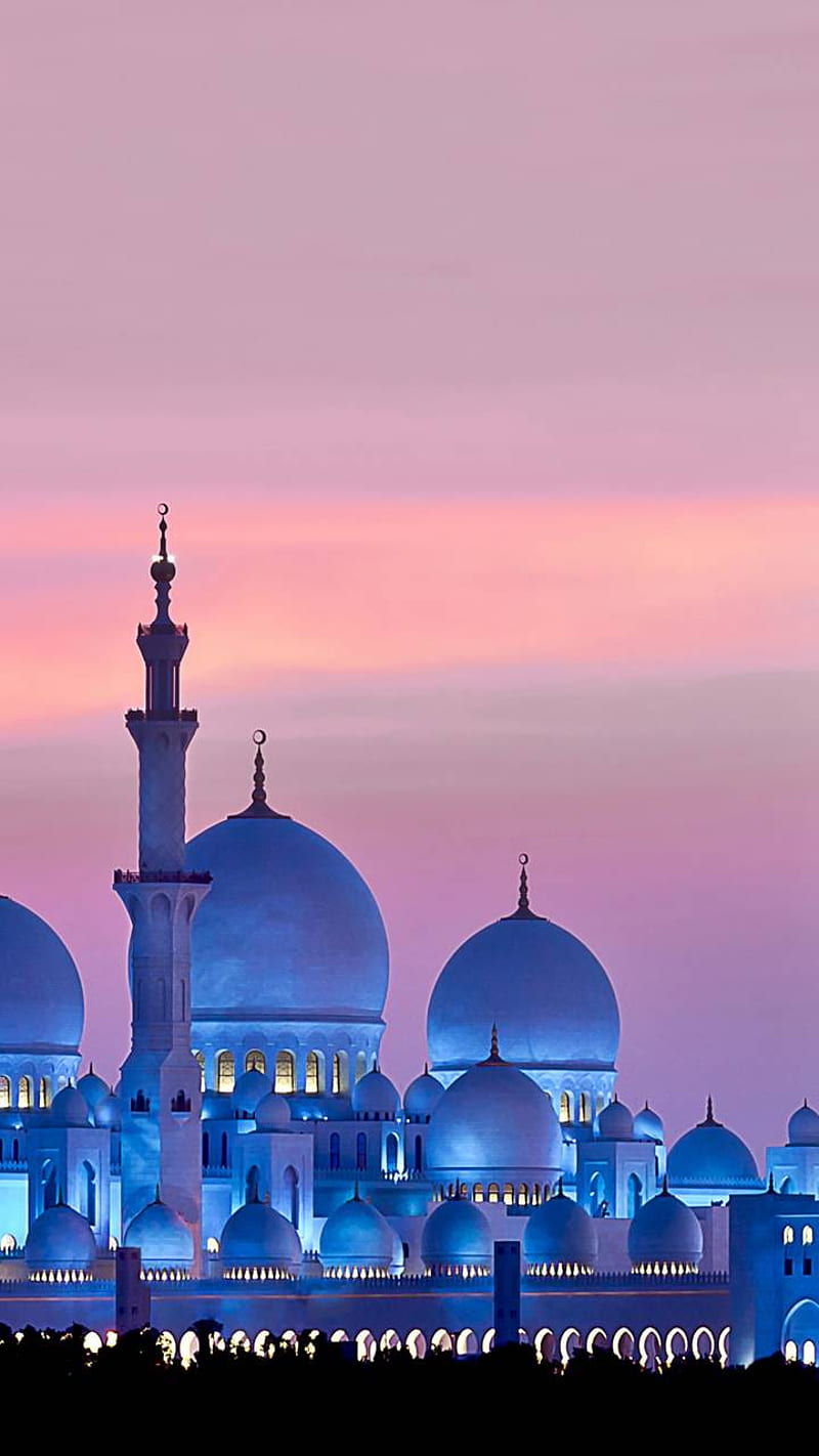 Abu Dhabi Mosque, islam, buildings, HD phone wallpaper