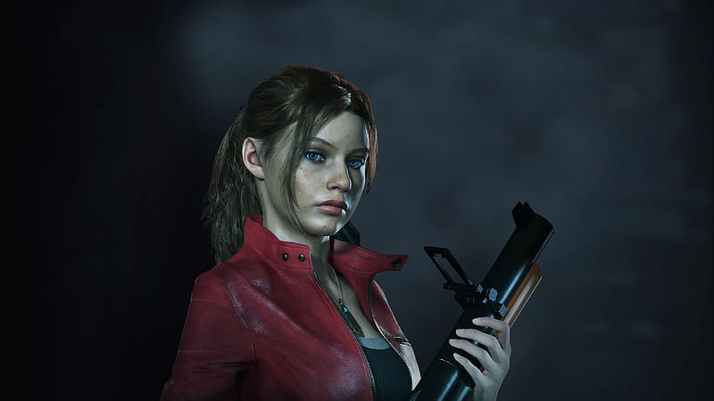 Claire Redfield Guns vs. Zombies Resident Evil 2 Remake 4K