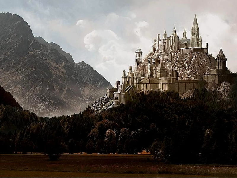 Castle, 3d, fantasy, abstract, HD wallpaper | Peakpx