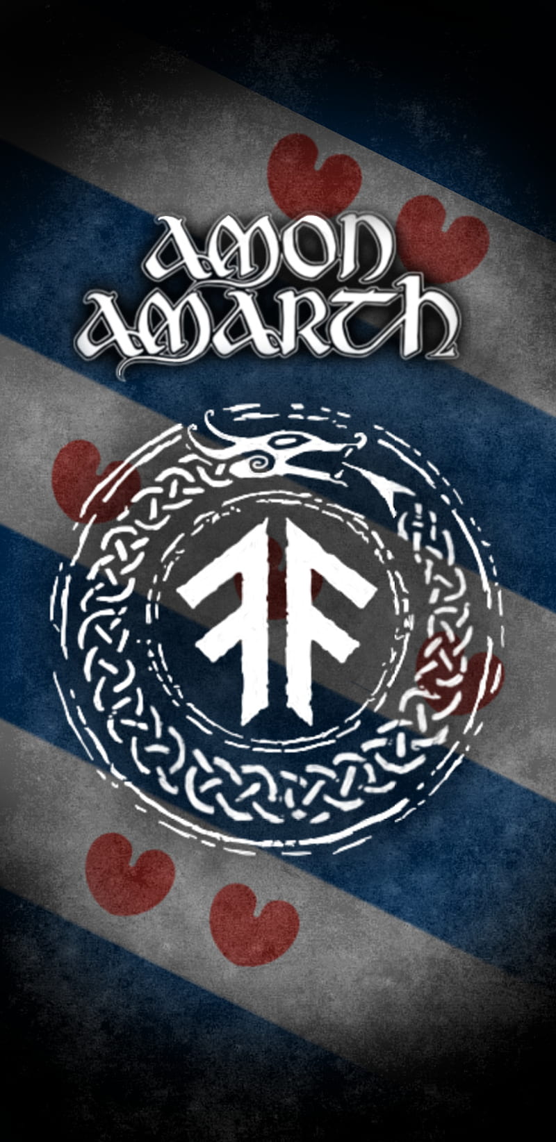 Amon Amarth, flag, friesland, metal, HD phone wallpaper