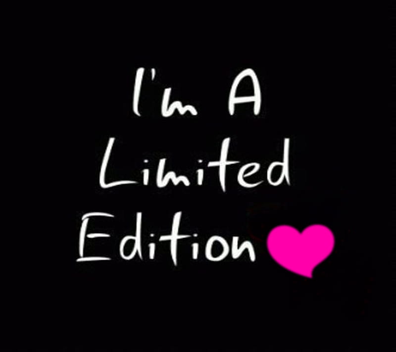Im Limited Edition, limited edition, HD wallpaper