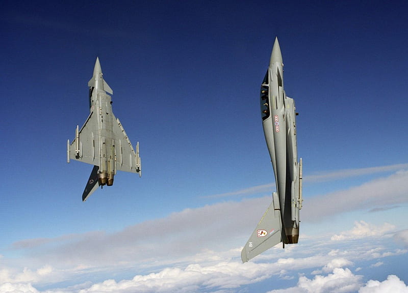 Eurofighter Typhoon, Typhoon, Vertical, Eurofighter, Fighter, HD wallpaper