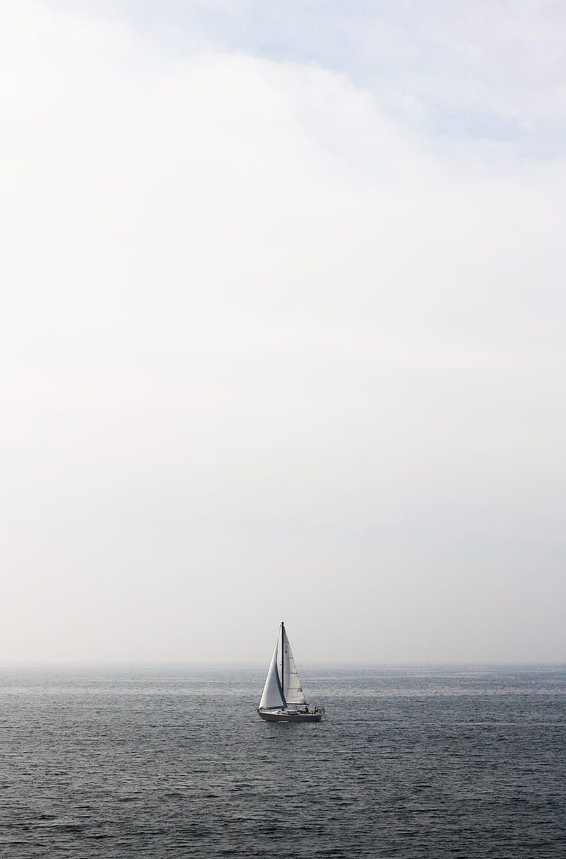 boat sailing in body of water, HD phone wallpaper