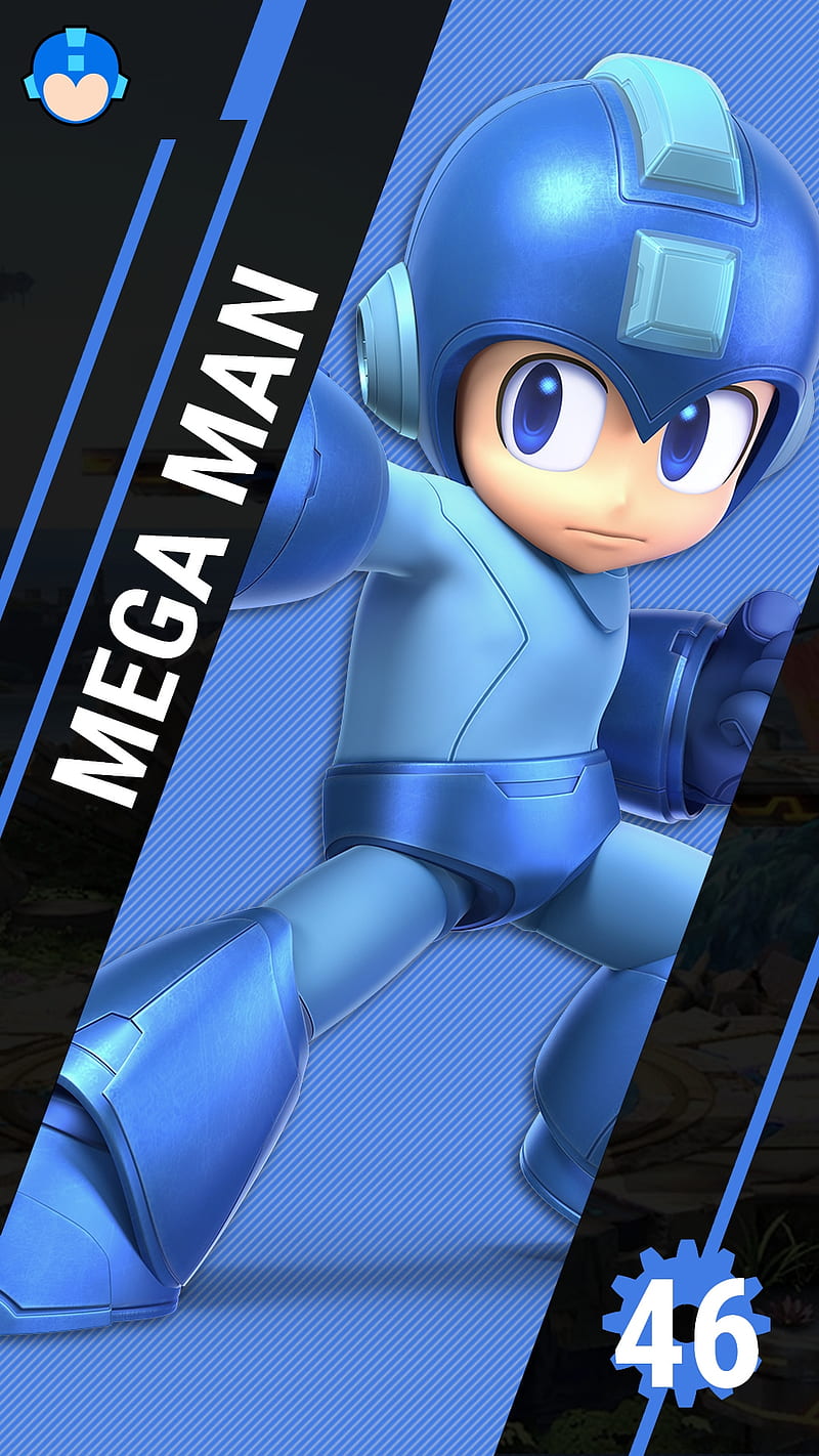 SSBU Mega Man, smash, ultimate, capcom, nintendo, videogames, megaman, HD phone wallpaper