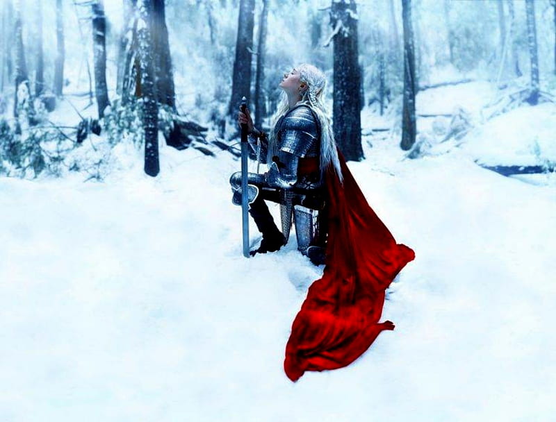 Winter Women As A Warrior, Steampunk, Snow, Woman, Armor, Winter ...