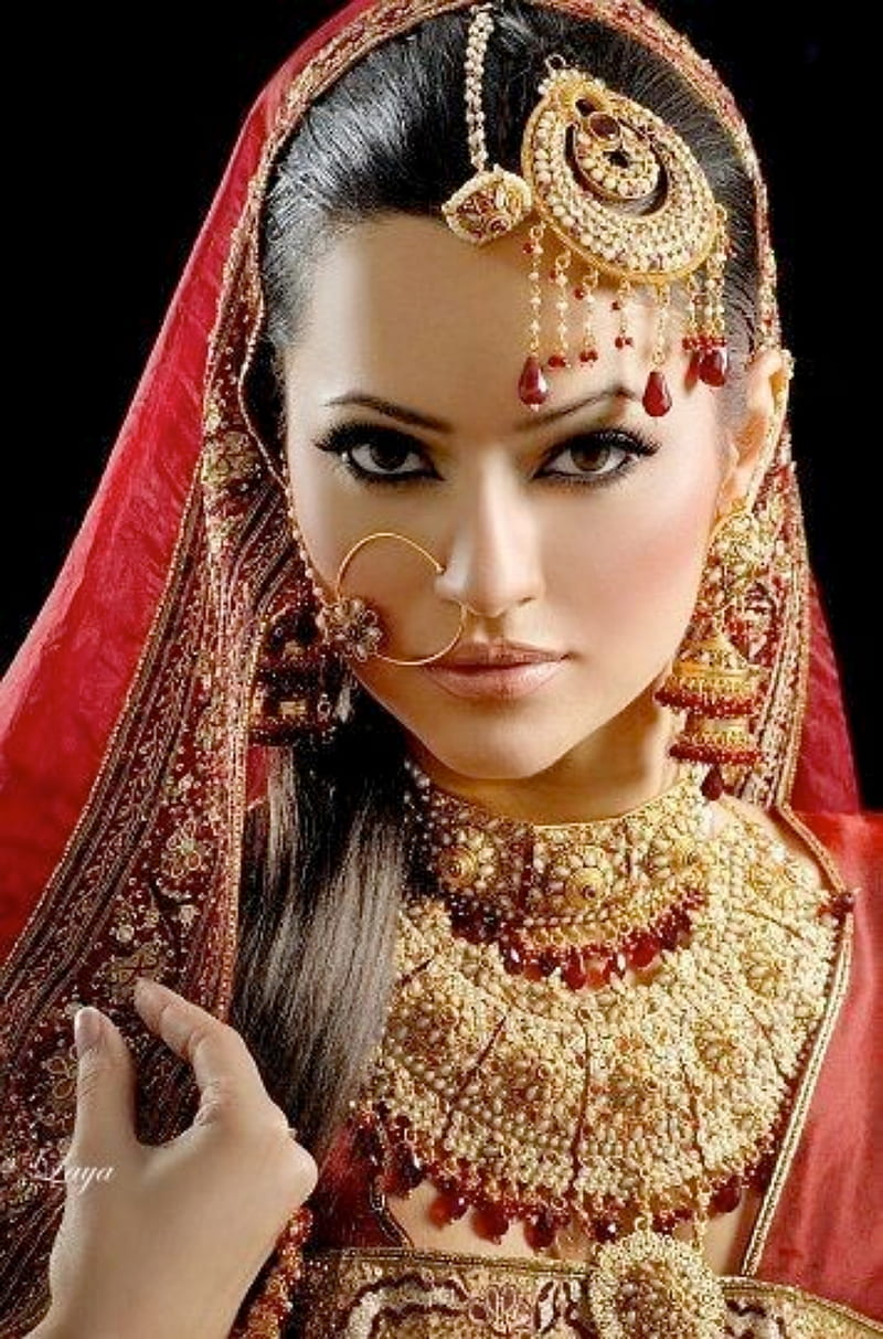 Indian, bridal, make, HD phone wallpaper