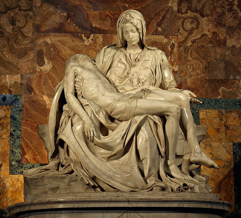 Michelangelo - Pieta, art, pieta, jesus, vatican, michelangelo, easter,  sculpture, HD wallpaper | Peakpx