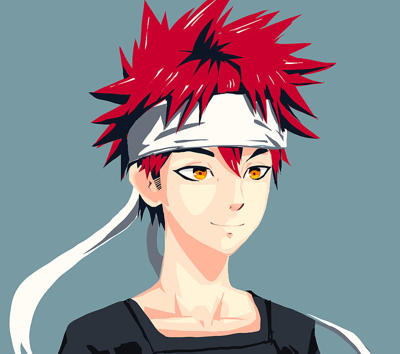 Soma Yukihira, anime, food wars, guys, new anime, HD phone