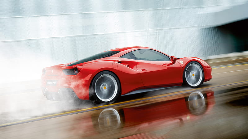 2016 Ferrari 488 GTB, Coupe, Turbo, V8, car, HD wallpaper