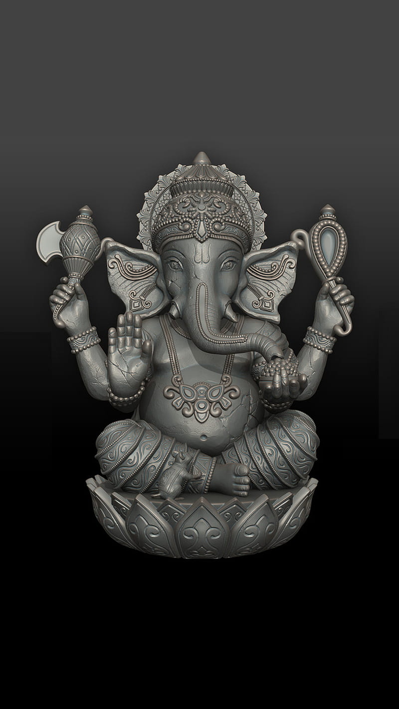 Ganesha, ganpati, lord ganesha, lord ganpati, HD phone wallpaper