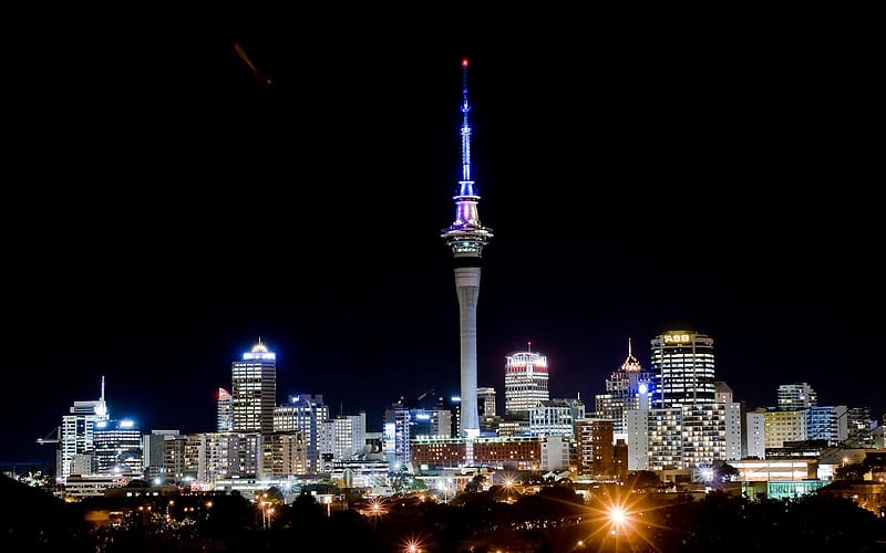 Cities, New Zealand, Auckland, , Sky Tower, HD wallpaper