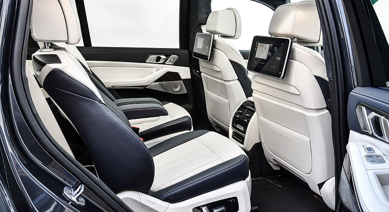 2019 BMW X7 xDrive40i - Interior, Rear Seats, car, HD wallpaper | Peakpx