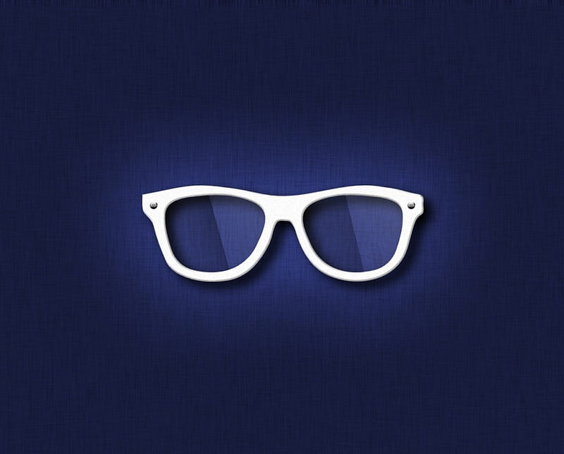 Gozluk mavi, blue, glasses, HD wallpaper
