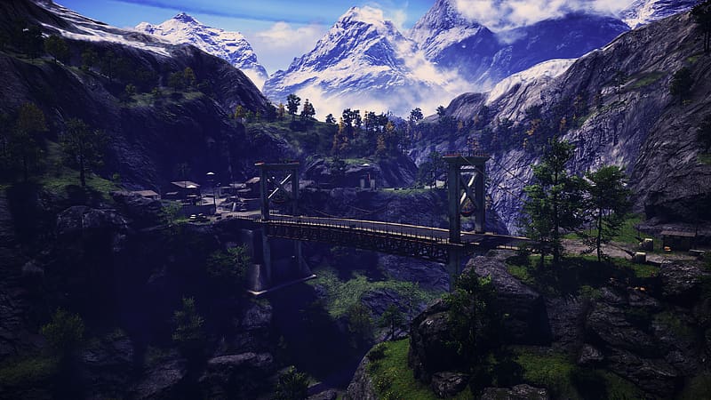 Landscape, Bridge, Video Game, Far Cry, Far Cry 4, HD wallpaper