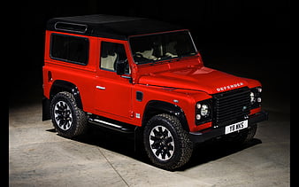 Land Rover Defender studio, 2018 cars, SUVs, new Defender, Land Rover, HD wallpaper