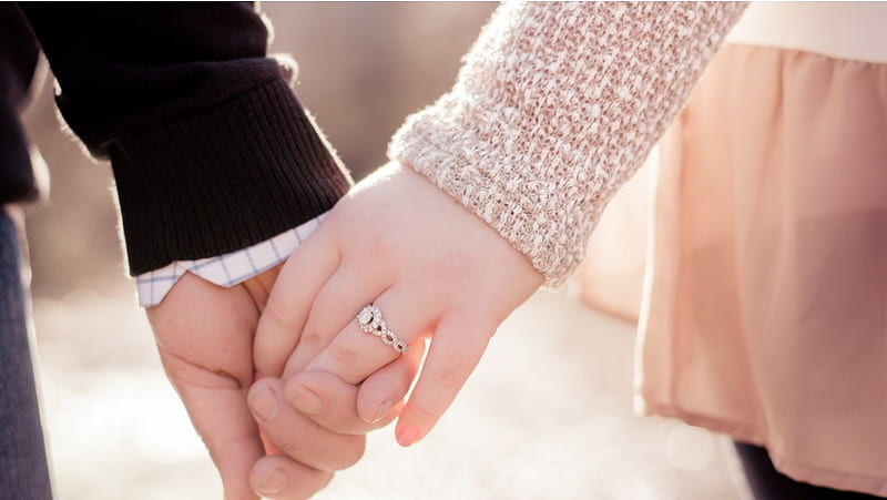 Happy Couple Hand Holding Wedding Ring In Black And White Background, Bride  And Groom And Rings, Hd Photography Photo, Skin Background Image And  Wallpaper for Free Download