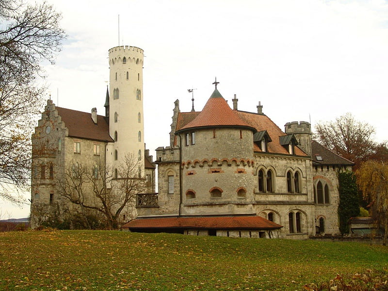 Castle Lichtenstein in Germany, lichtenstein, german, germany, castle, HD wallpaper