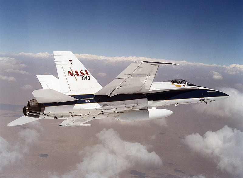 NASA F18, f18, fighter, nasa, recon, jet, hornet, HD wallpaper
