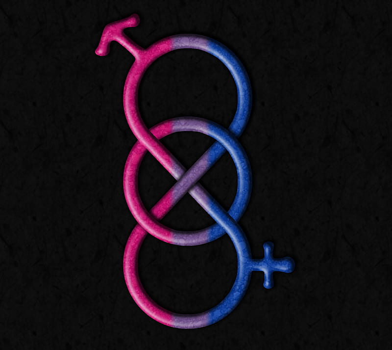 Bi Symbol, lgbt, love, pride, HD wallpaper