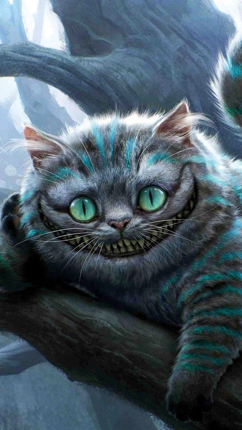 Cheshire Cat, alice in wonderland, film, HD phone wallpaper