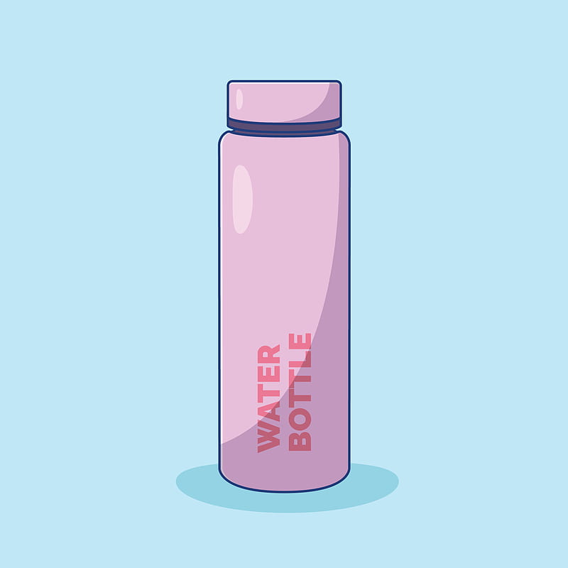 Water Bottle Vector Icon Illustration. Sport Water Container Vector. Flat Cartoon Style Suitable for Web Landing Page, Banner, Flyer, Sticker, , Background 6779206 Vector Art at Vecteezy, Plastic Water Bottle, HD phone wallpaper