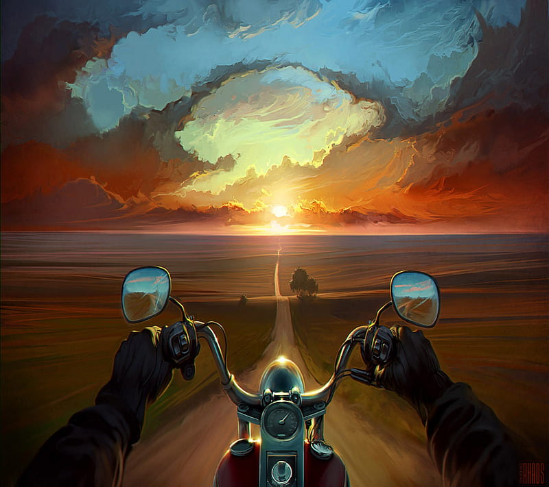 48 Motorcycle Art Wallpaper  WallpaperSafari