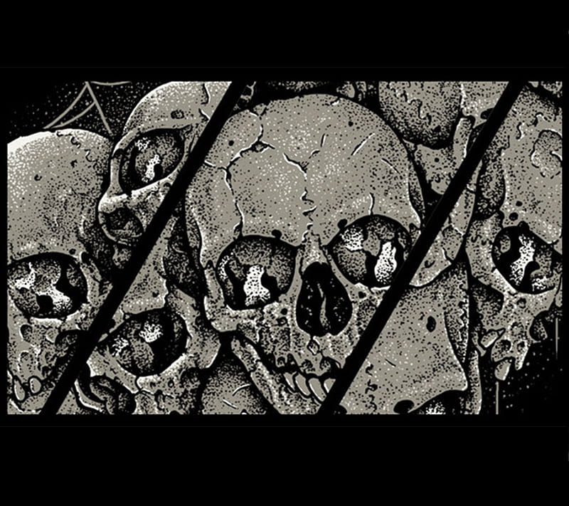 Skull background, abstract, desing, nigth, HD wallpaper | Peakpx