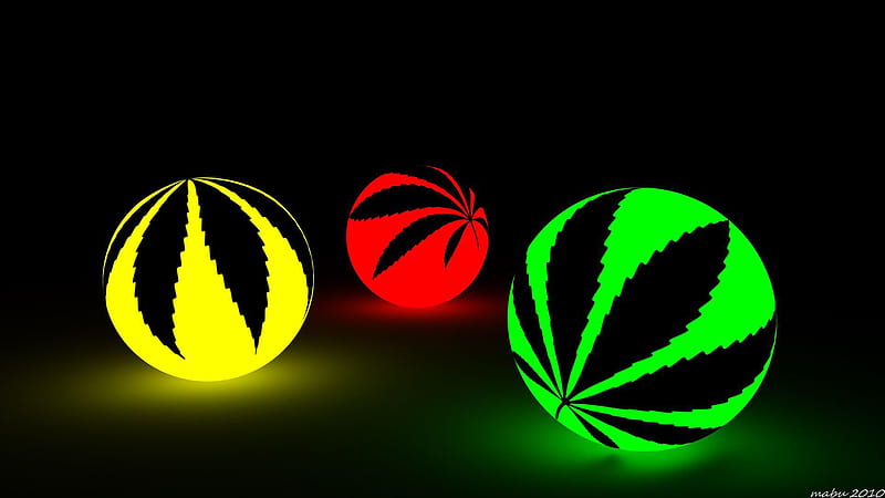 Weed In Colorful Balls Weed, HD wallpaper