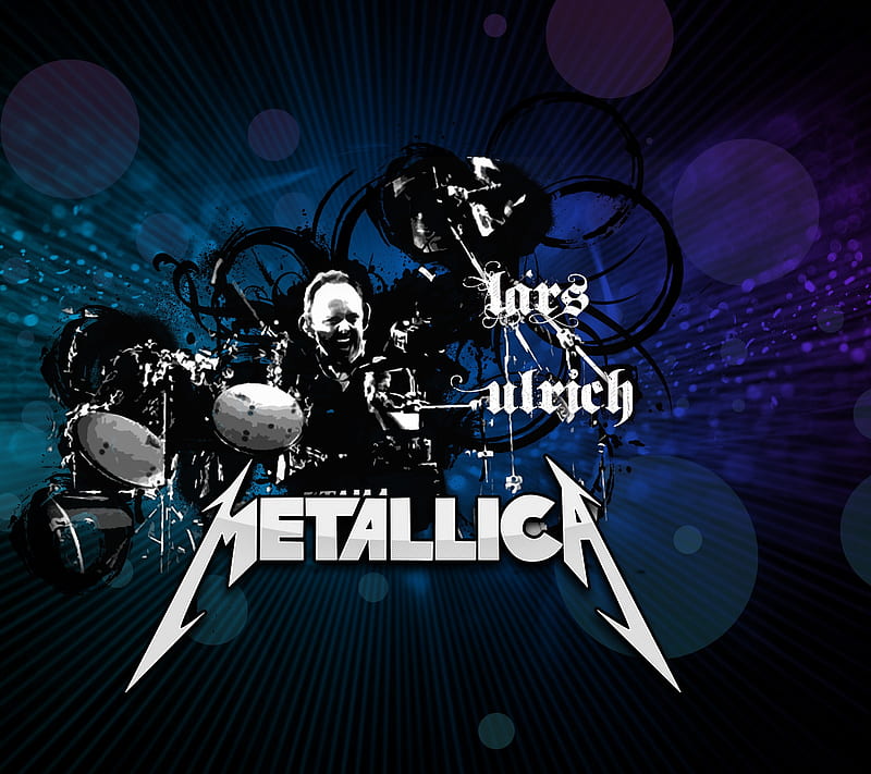 Lar Ulrich Metallica, drummer, drums, lars ulrich, metal, music, rock, HD wallpaper