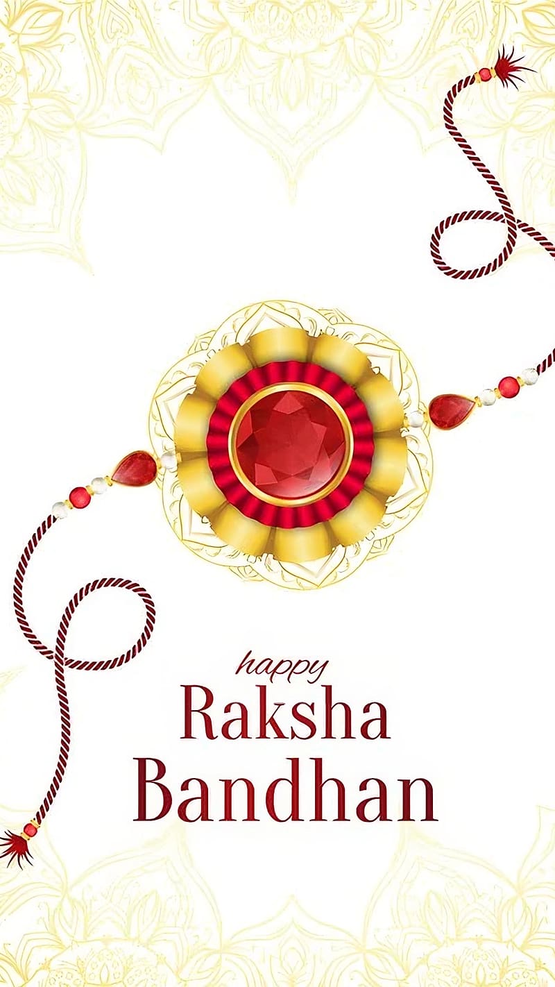 Raksha Bandhan Wala, red diamond, HD phone wallpaper