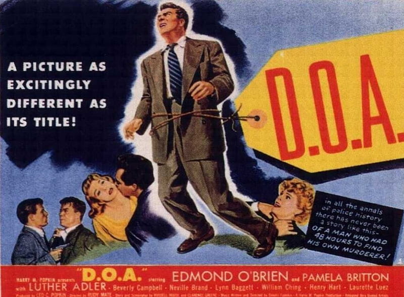Classic Movies - D.O.A., Classic Movies, Film Noir, Hollywood Movies, Film, Films, HD wallpaper