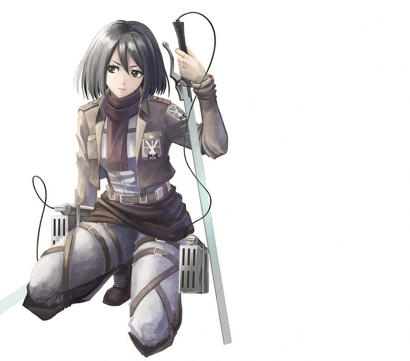 Free Download Mikasa Ackerman Blade Attack On Titan Emotional Anime Hot Anime Girl 6860