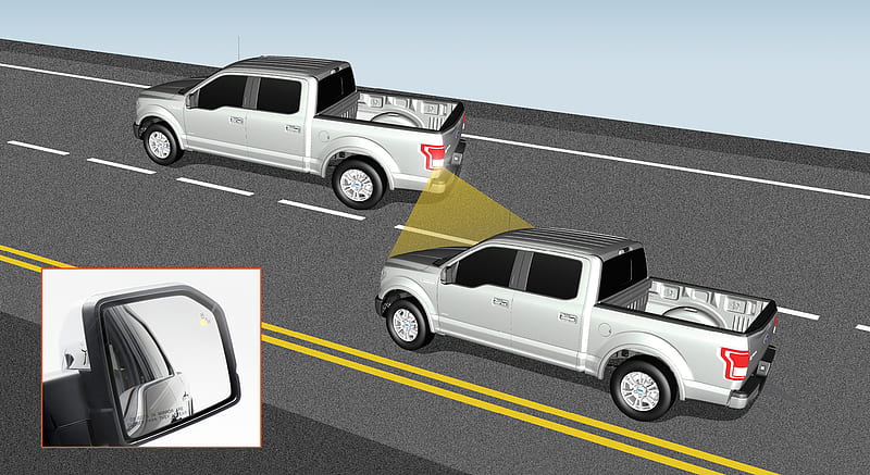 2015 Ford F-150 Blind Spot Detection System - Technical Drawing , car, HD wallpaper