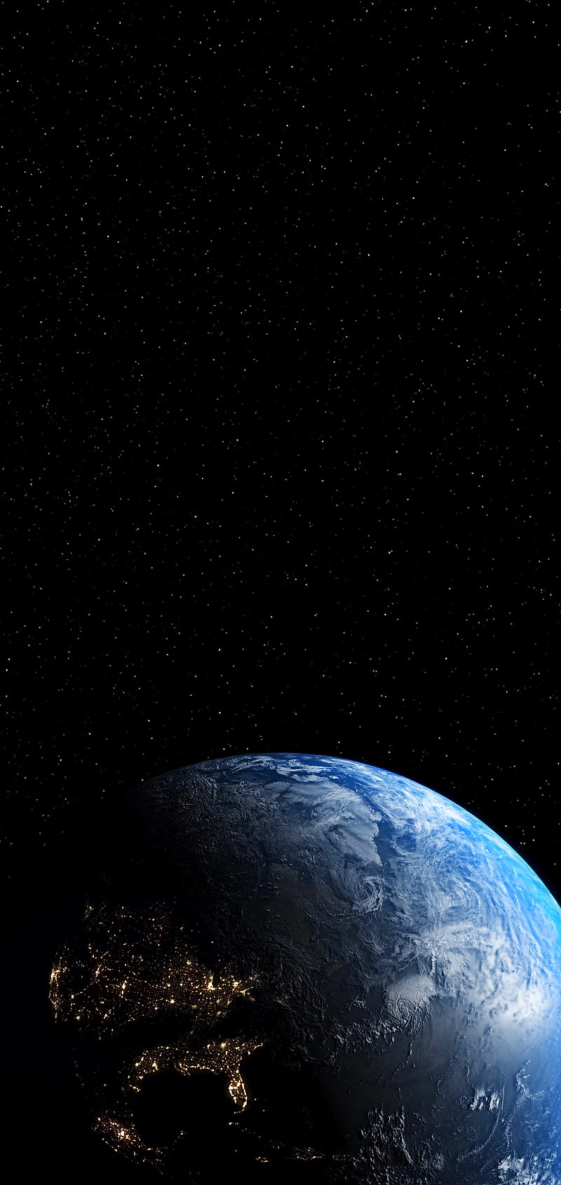 S10 Plus- Earth earth, galaxy s10, s10 plus, space, stars, HD phone wallpaper