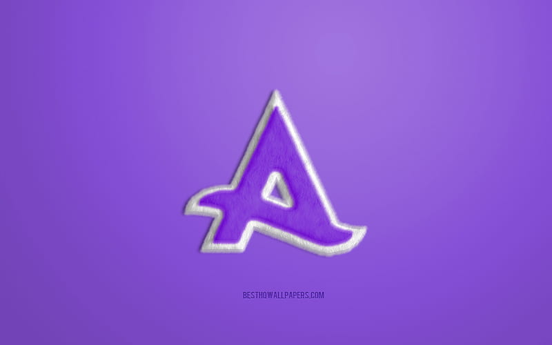 Purple Afrojack Fur Logo, purple background, Afrojack 3D logo, creative fur art, Afrojack emblem, Dutch DJ, Afrojack, HD wallpaper