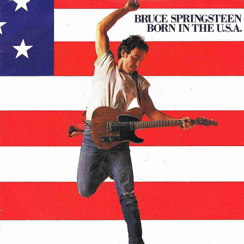 Bruce springsteen, 1980, america, classic, folk, music, rock, usa, HD phone wallpaper