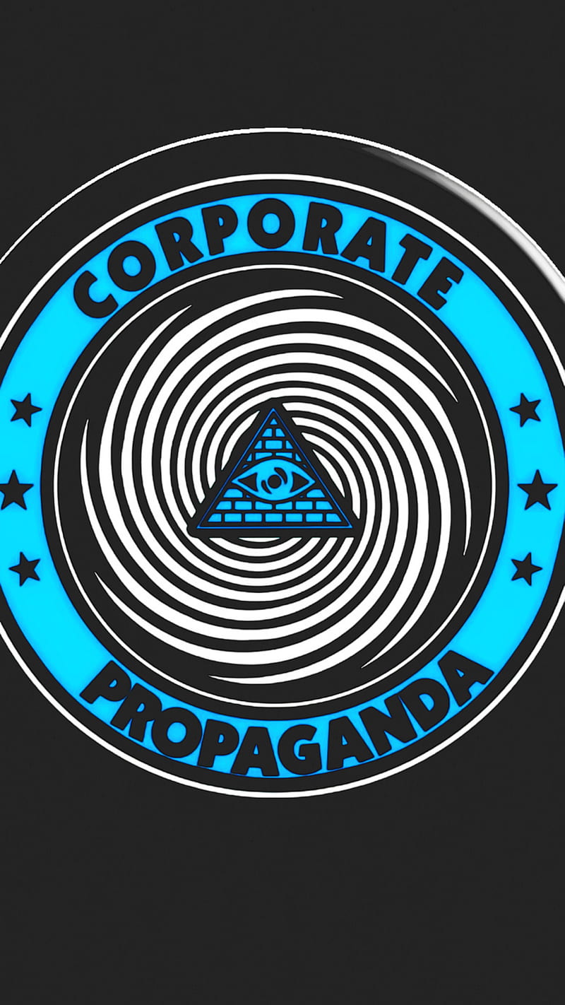 Illuminati , all seeing eye, black background, corporate propaganda, illuminati, logo, logos, third eye, HD phone wallpaper