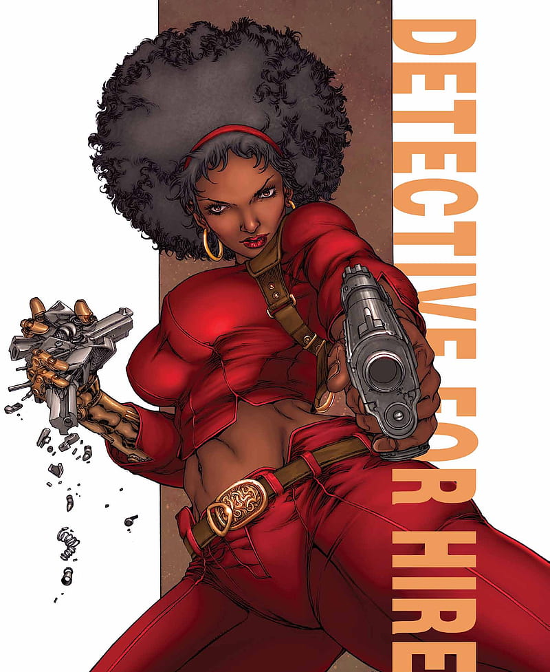 Misty Knight, afro, hero, marvel, marvel comics, marvel universe, HD phone wallpaper