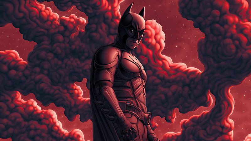 Batman The Dark Knight , batman, superheroes, artwork, HD wallpaper