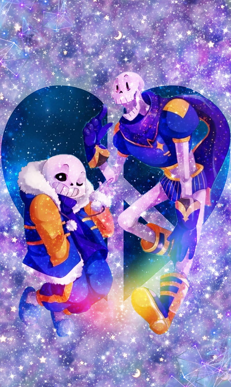 Dust Sans and Paps, dusttale, murder sans, HD phone wallpaper